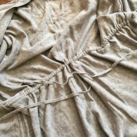 M&S Per Una 41% Wool Blend Long Cardigan, UK10/US6/S Grey - Picture 7 of 11